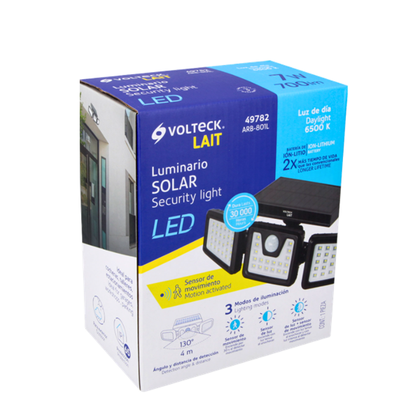 Luminario Solar LED 7W Volteck Lait - Imagen 2